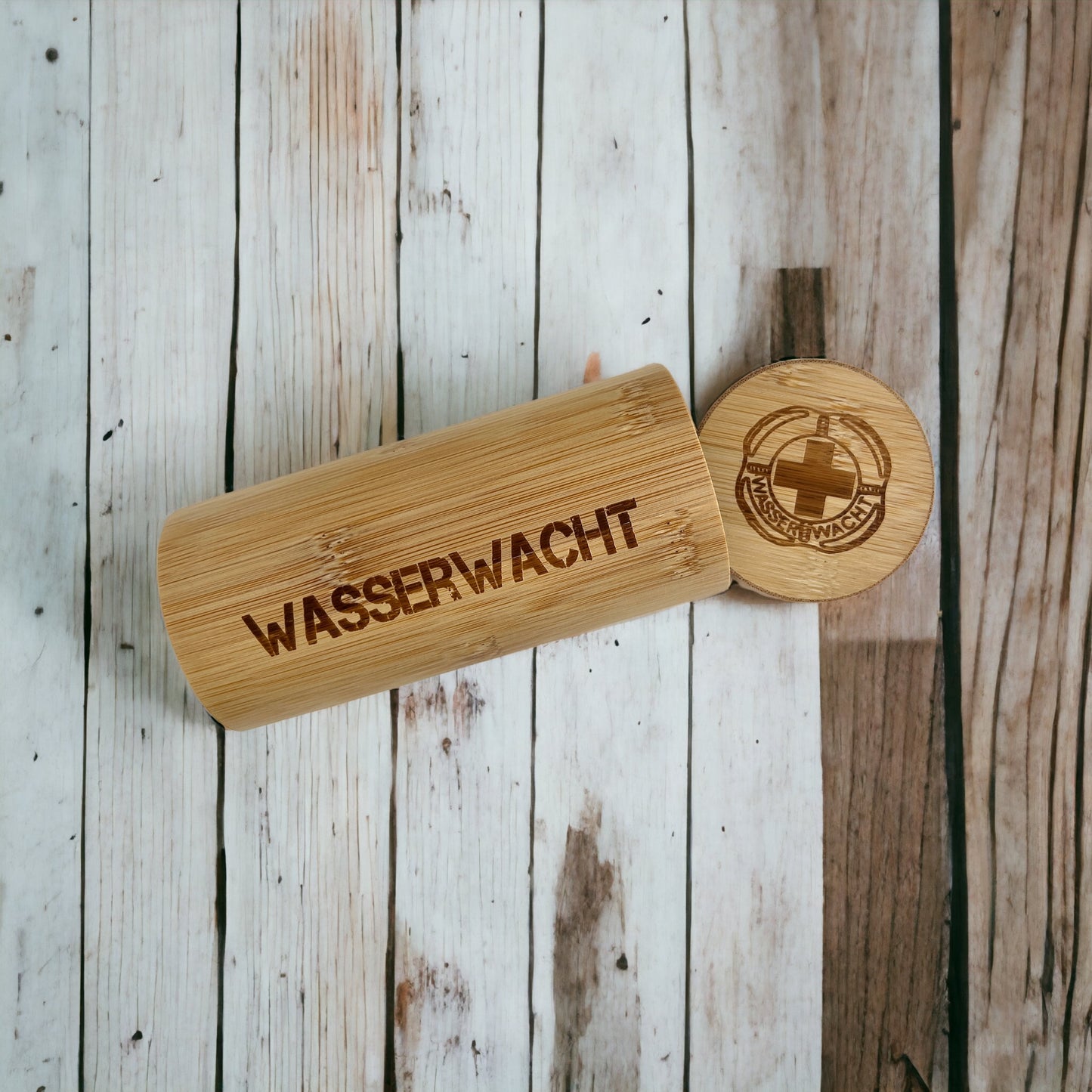 Wasserwacht - Sonnenbrille mit Lasergravur, Etui und Putztüchern für die Brille