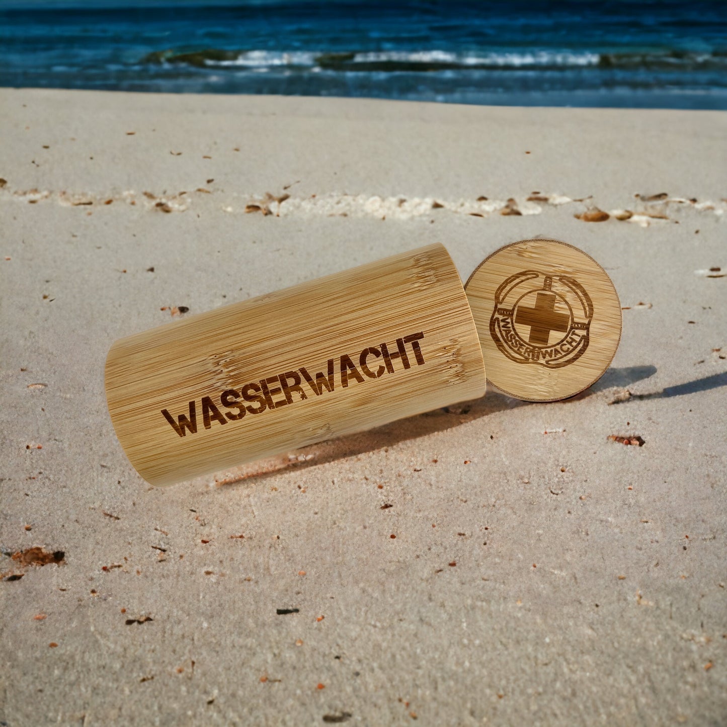 Wasserwacht - Sonnenbrille mit Lasergravur, Etui und Putztüchern für die Brille