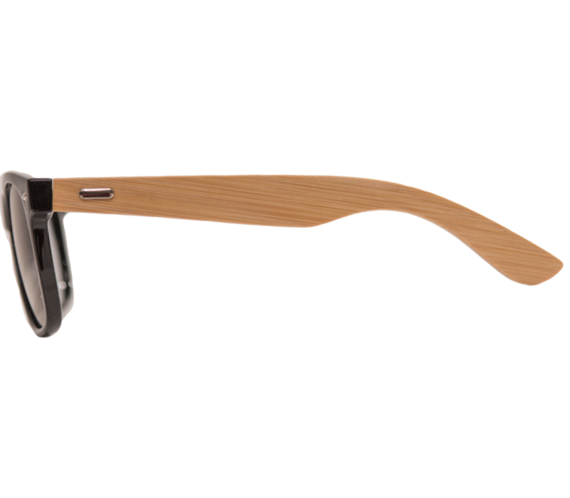 Personalisierbare Sonnenbrille Donau schwarz mit Etui und Tüchern für die Brille