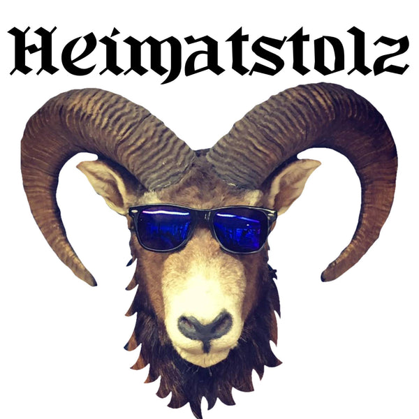 Heimatstolz Logo mit dem Tier Bock auf dem Bild. Klick auf das Logo führt zum Startbildschirm