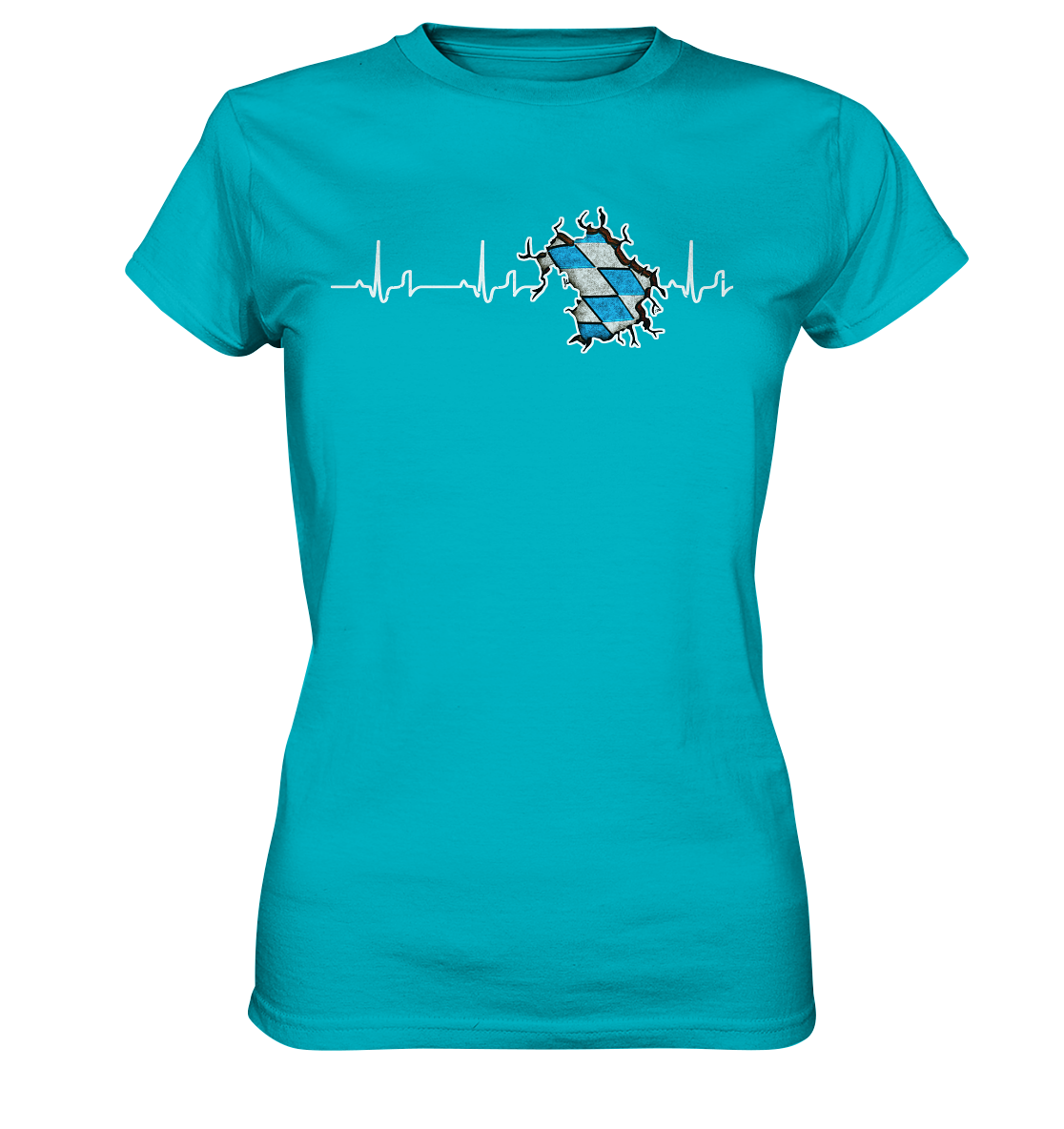 Herzschlag Bayern ORGANIC COLLECTION 23 - Ladies Premium Shirt