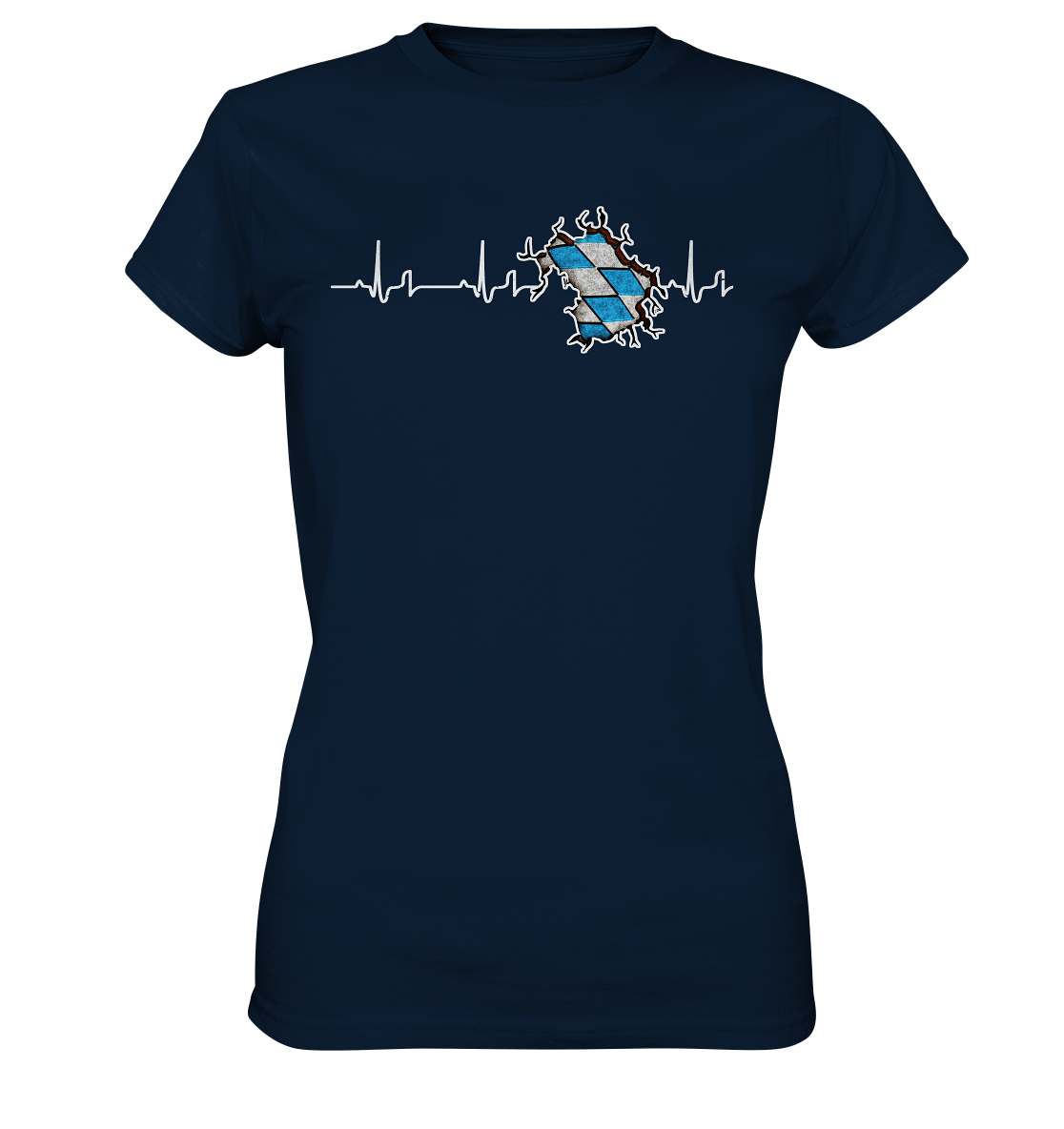Herzschlag Bayern ORGANIC COLLECTION 23 - Ladies Premium Shirt