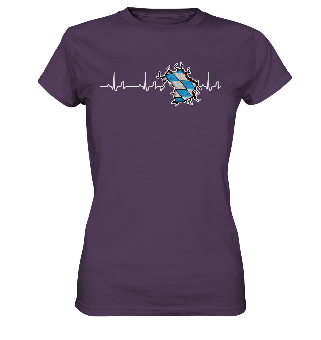 Herzschlag Bayern ORGANIC COLLECTION 23 - Ladies Premium Shirt