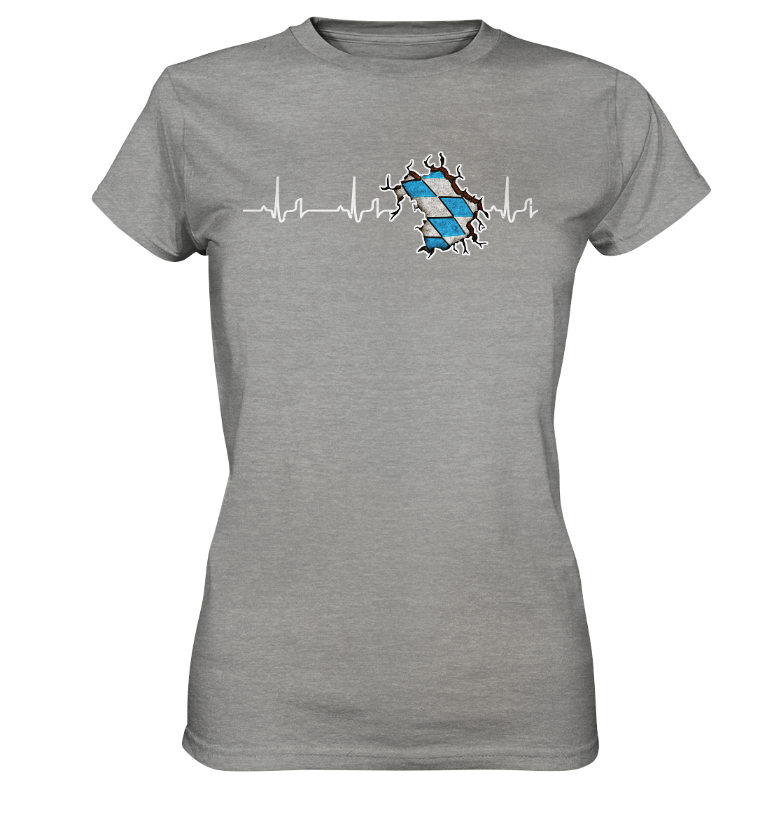 Herzschlag Bayern ORGANIC COLLECTION 23 - Ladies Premium Shirt