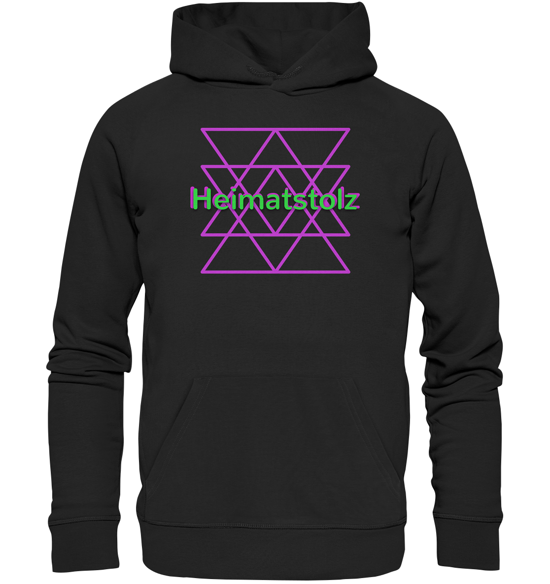 Heimatstolz EDM Style - Organic Hoodie