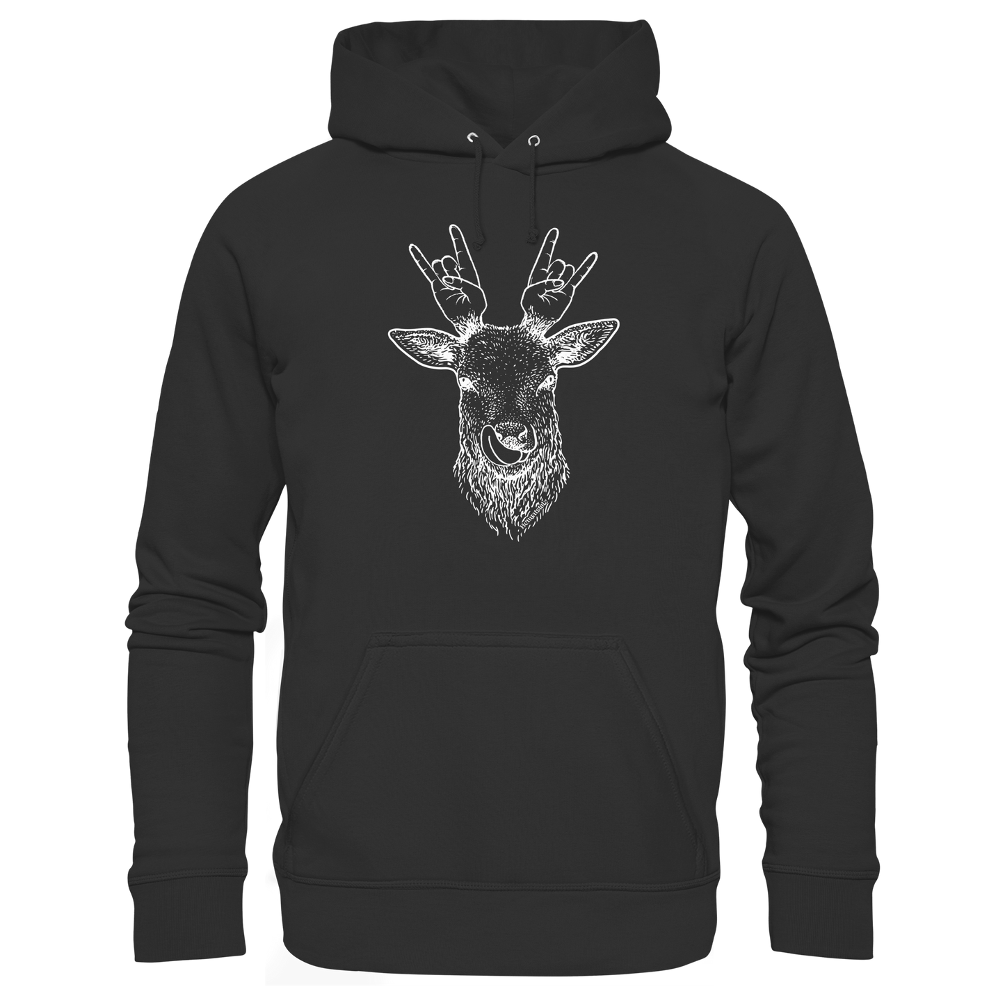 Da Hirsch Rockt - Organic Hoodie
