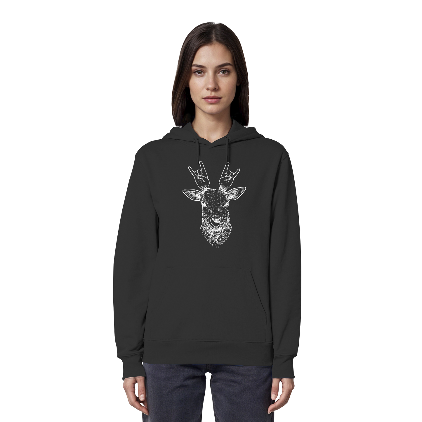 Da Hirsch Rockt - Organic Hoodie