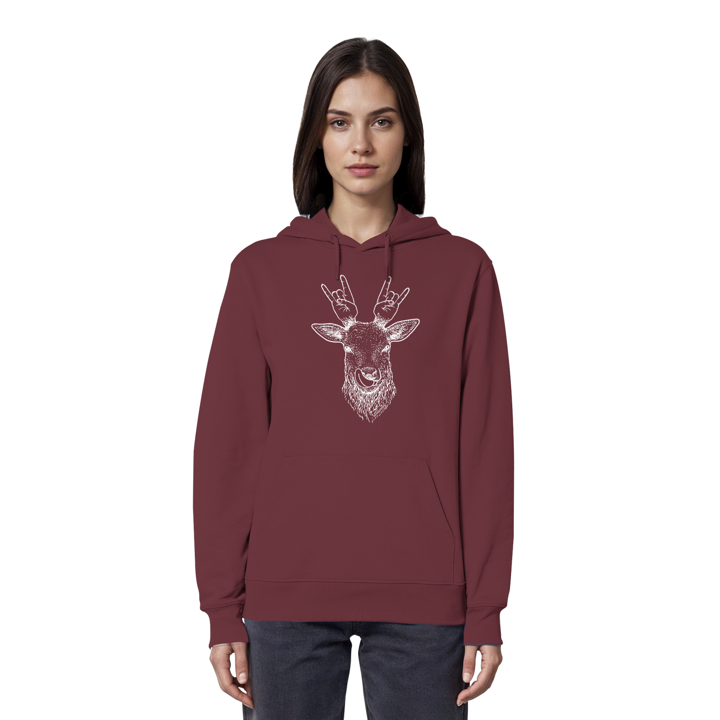 Da Hirsch Rockt - Organic Hoodie