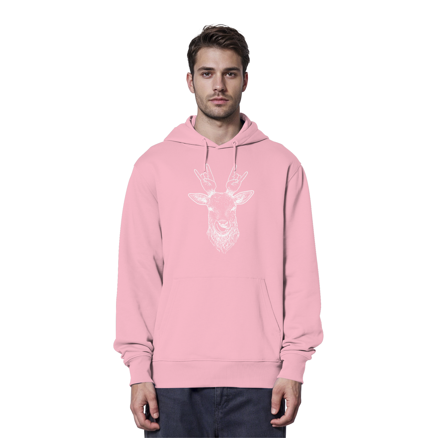 Da Hirsch Rockt - Organic Hoodie