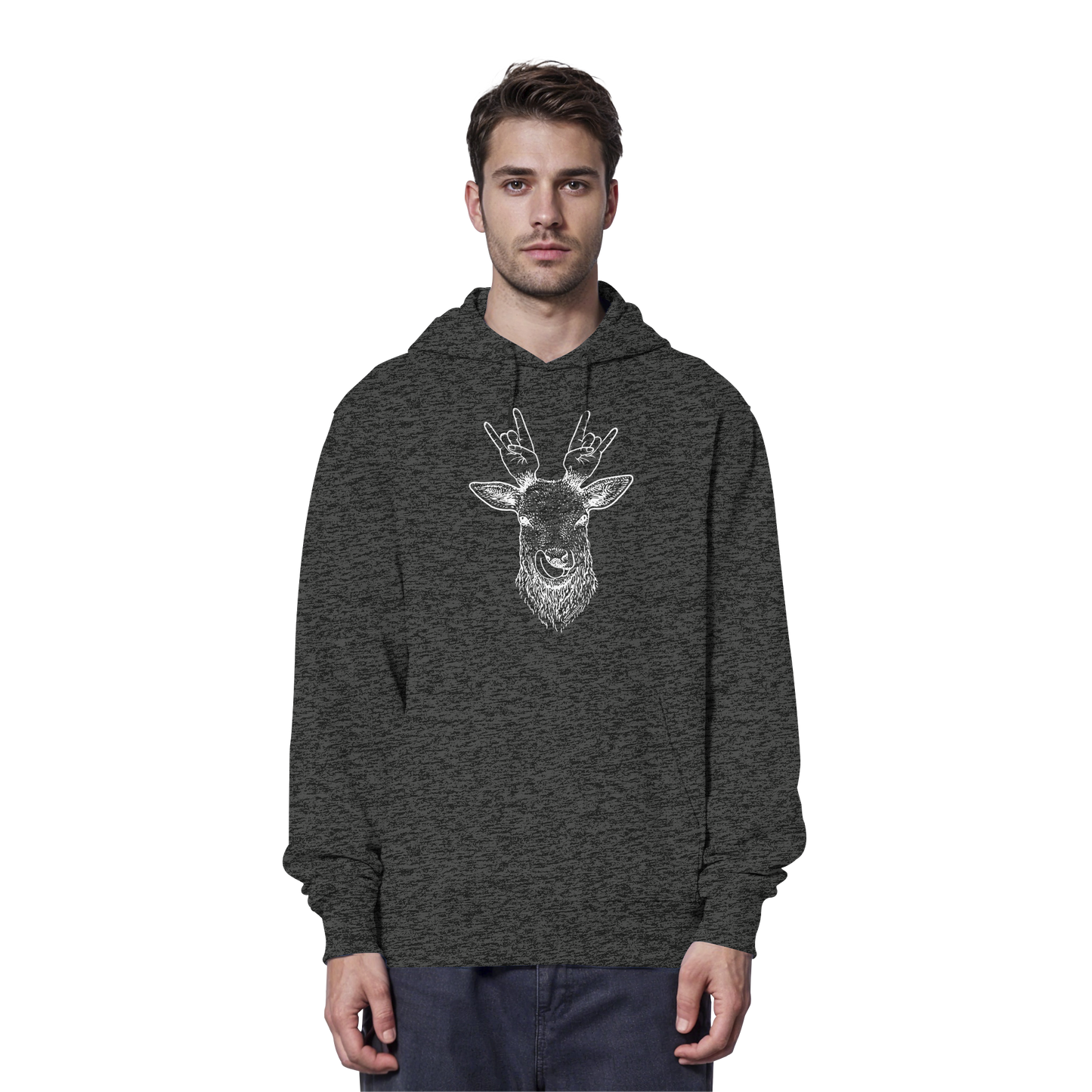 Da Hirsch Rockt - Organic Hoodie
