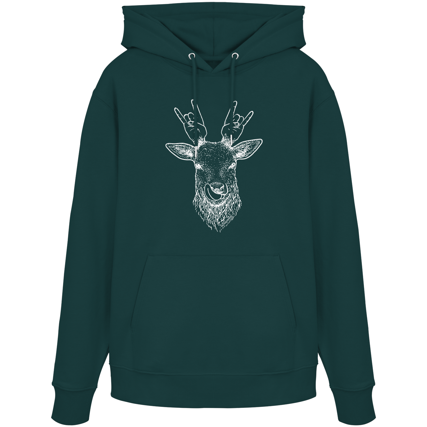 Da Hirsch Rockt - Organic Hoodie