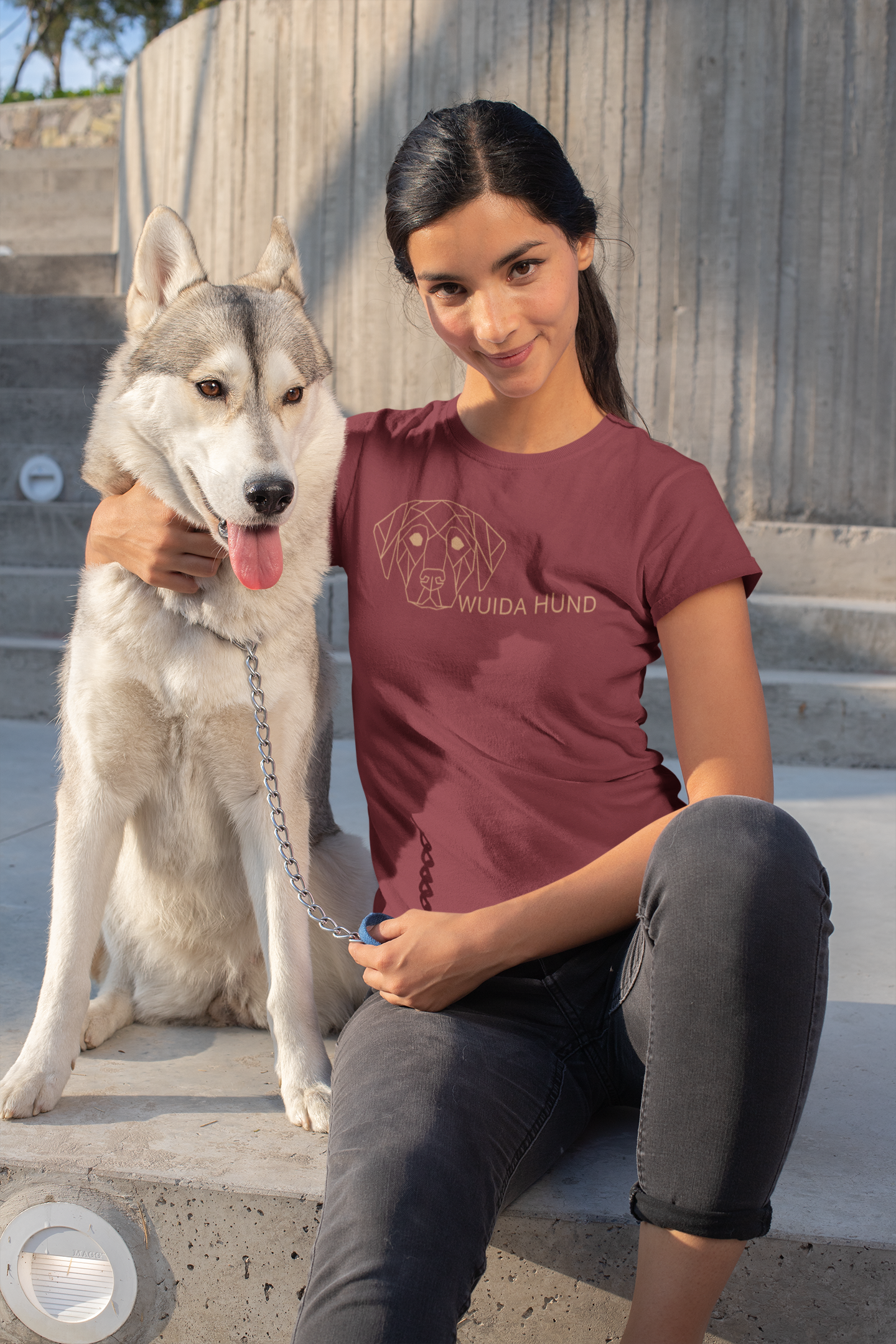 Wuida Hund by Philo / Wuide Viecha Organic - Ladies Organic Shirt