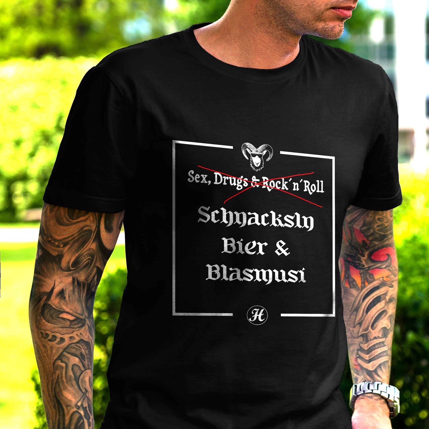 Schnacksln Bier und Blasmusi