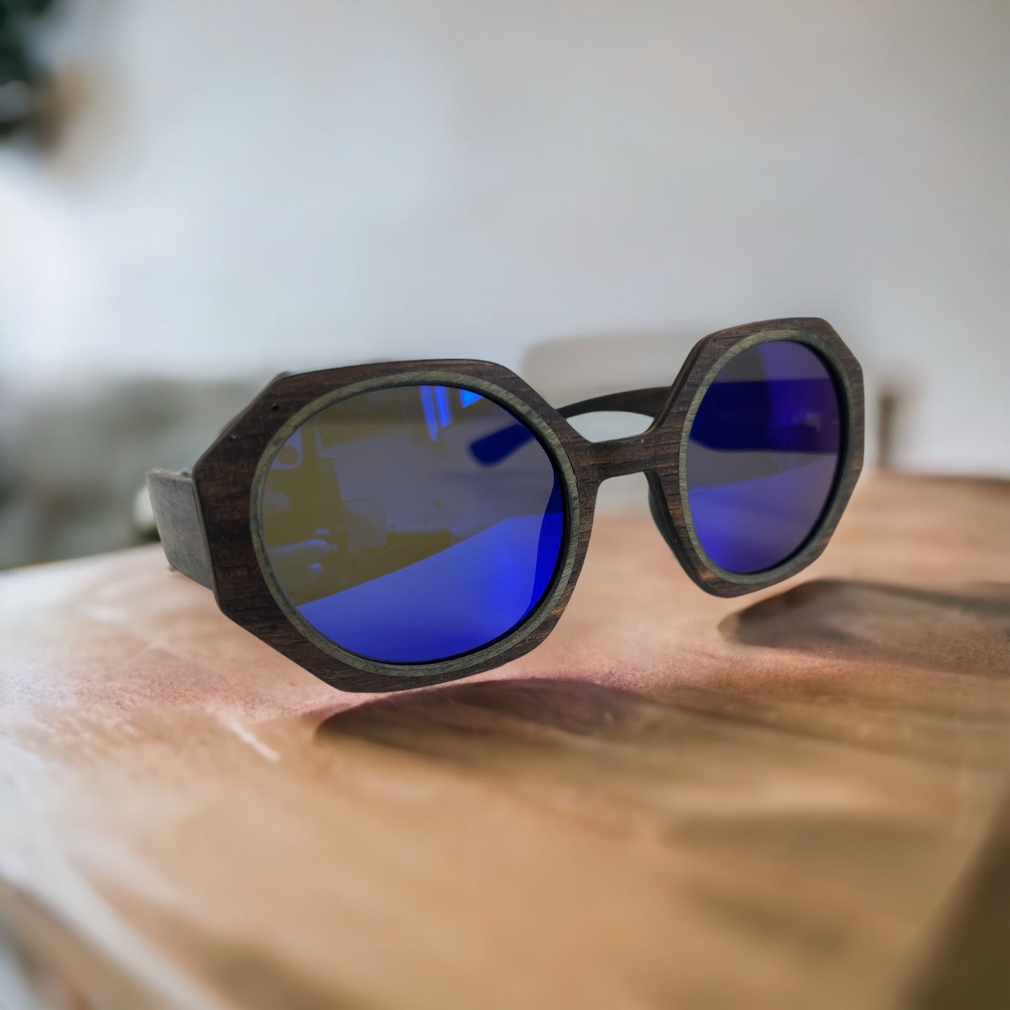 Holz Sonnenbrille Hochvogel aus Ebenholz und Ahorn