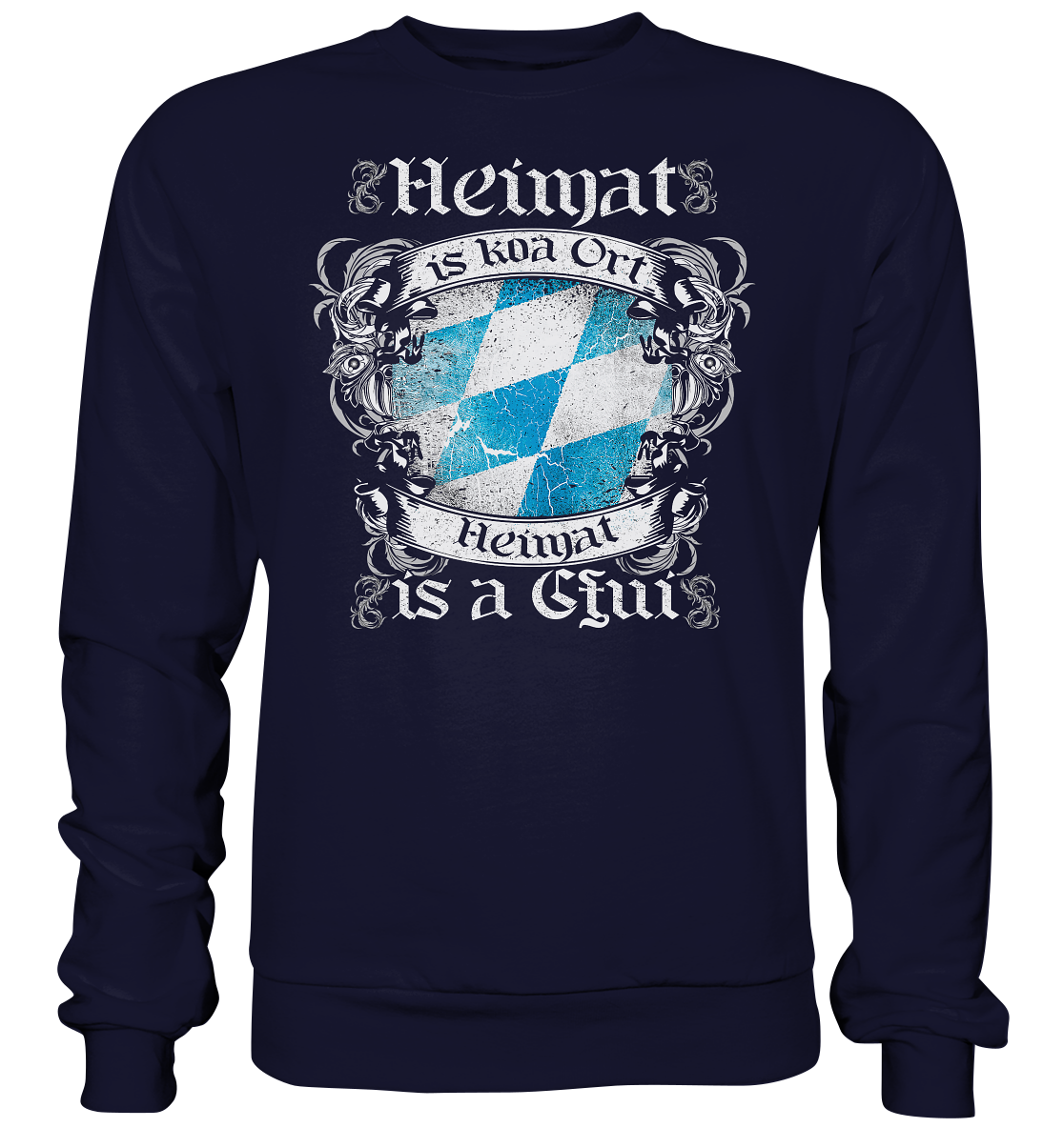 Heimat is koa Ort ORGANIC COLLECTION 22 - Basic Sweatshirt