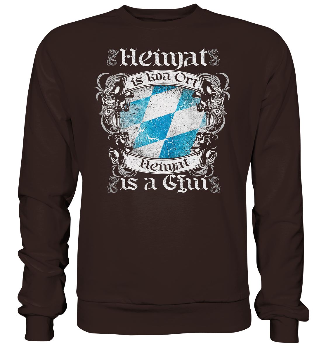 Heimat is koa Ort ORGANIC COLLECTION 22 - Basic Sweatshirt