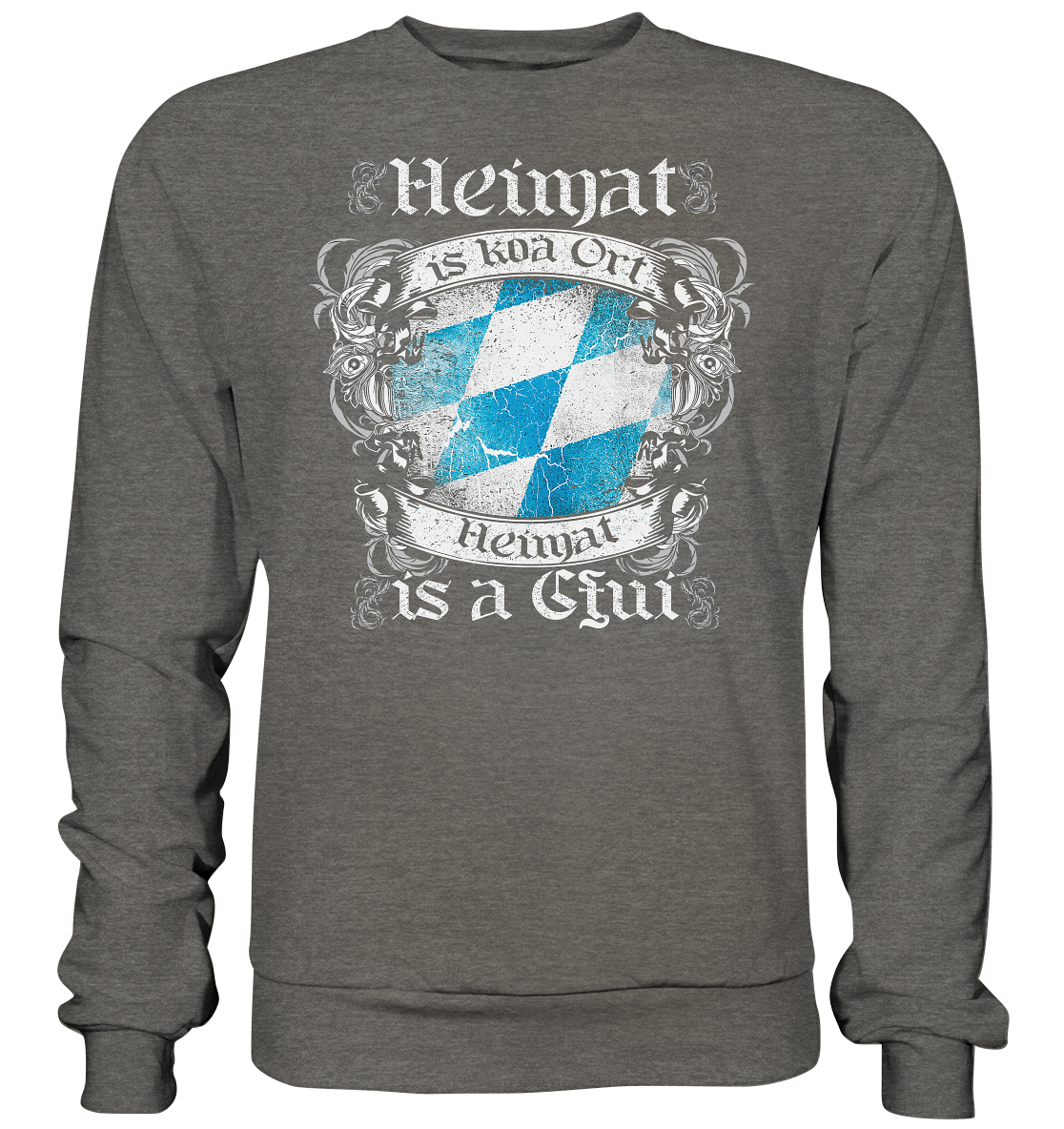 Heimat is koa Ort ORGANIC COLLECTION 22 - Basic Sweatshirt