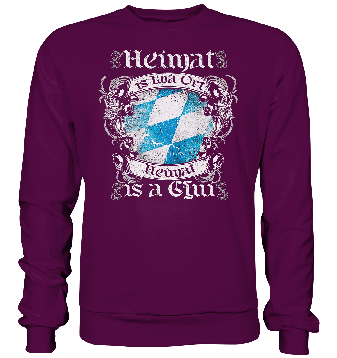 Heimat is koa Ort ORGANIC COLLECTION 22 - Basic Sweatshirt