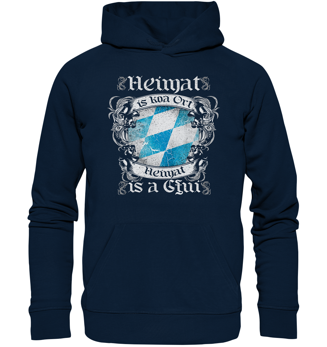 Heimat is koa Ort ORGANIC COLLECTION 23 - Organic Hoodie