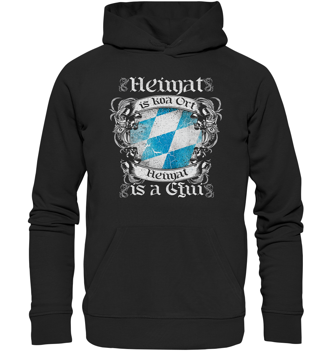 Heimat is koa Ort ORGANIC COLLECTION 23 - Organic Hoodie