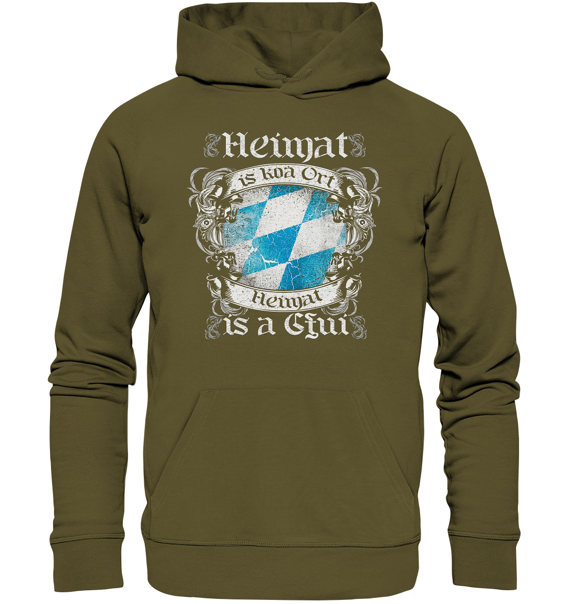 Heimat is koa Ort ORGANIC COLLECTION 23 - Organic Hoodie