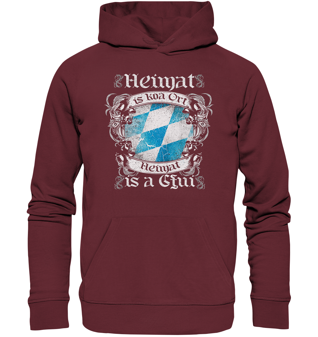 Heimat is koa Ort ORGANIC COLLECTION 23 - Organic Hoodie