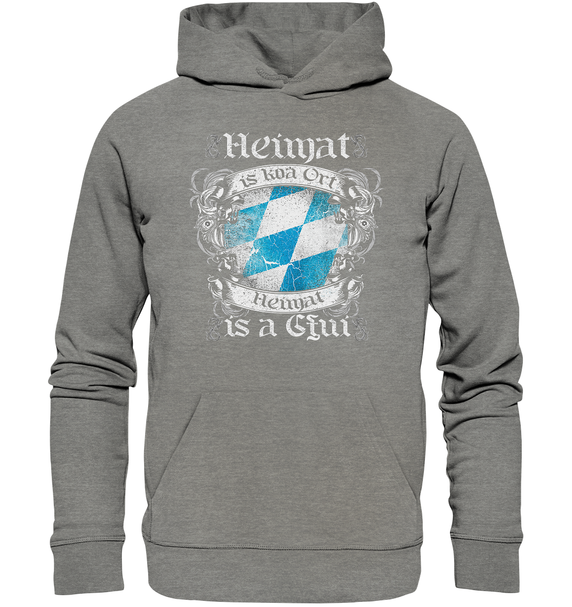 Heimat is koa Ort ORGANIC COLLECTION 23 - Organic Hoodie