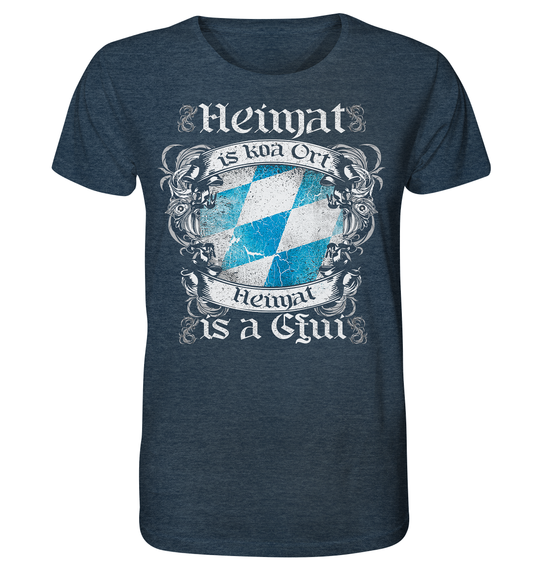 Heimat is koa Ort ORGANIC COLLECTION 23 - Organic Shirt (meliert)