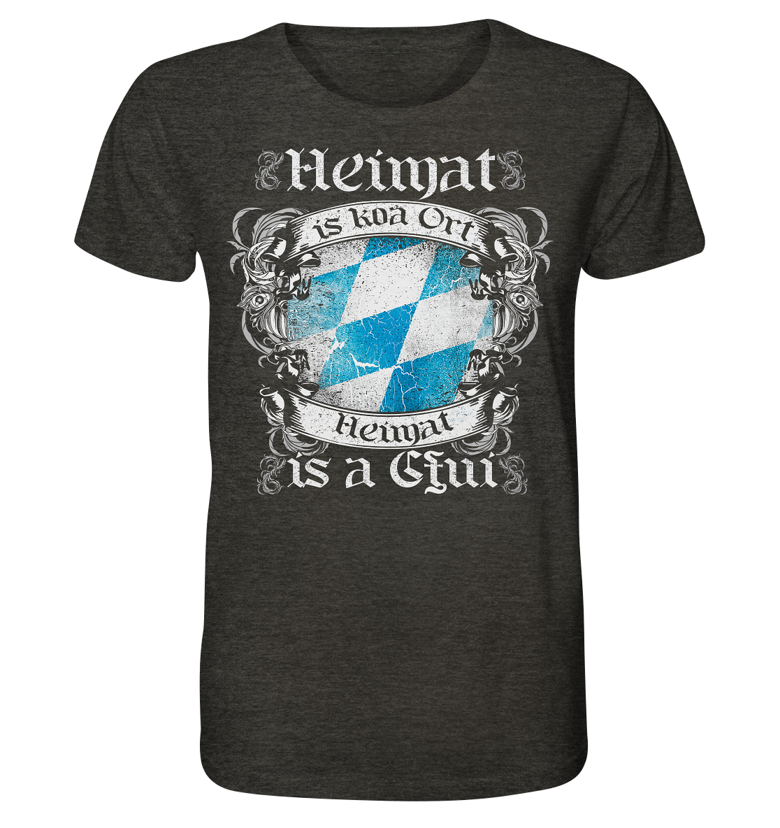 Heimat is koa Ort ORGANIC COLLECTION 23 - Organic Shirt (meliert)
