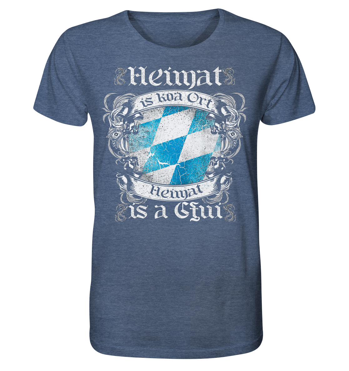 Heimat is koa Ort ORGANIC COLLECTION 23 - Organic Shirt (meliert)