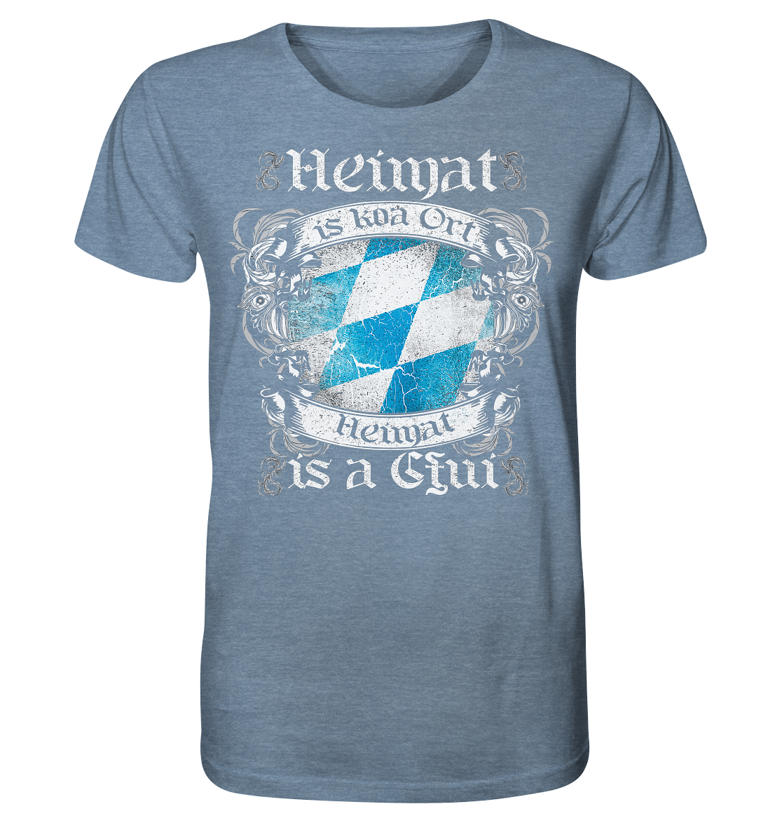 Heimat is koa Ort ORGANIC COLLECTION 23 - Organic Shirt (meliert)