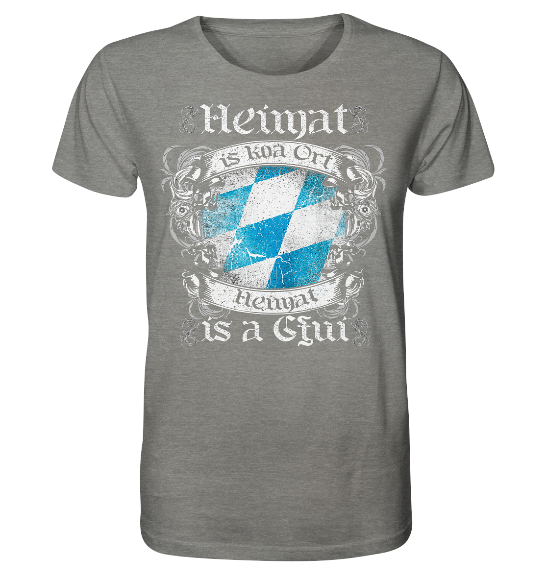 Heimat is koa Ort ORGANIC COLLECTION 23 - Organic Shirt (meliert)