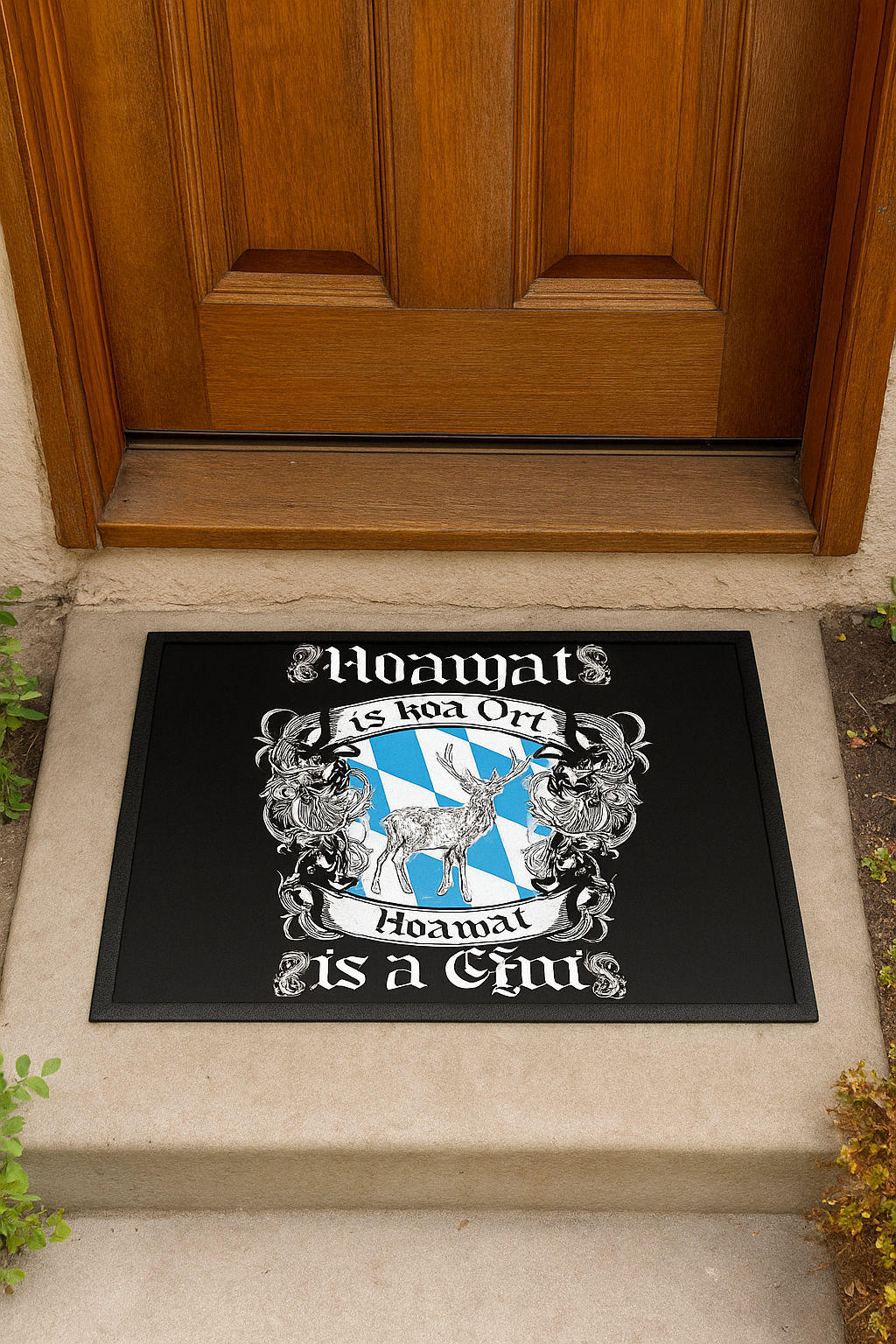 Heimatstolz Hoamat is Koa Ort Fußmatte - Fußmatte 60x40cm