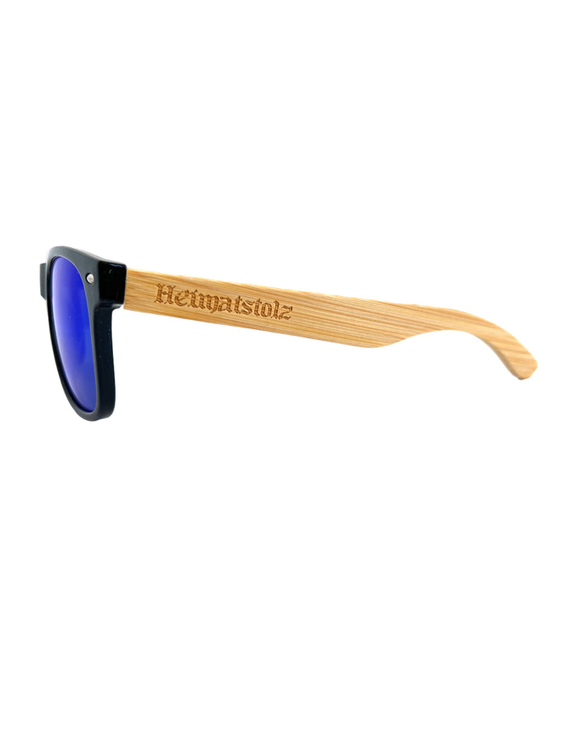 Heimatstolz - Sonnenbrille mit Lasergravur, Etui und Tüchern für die Brille