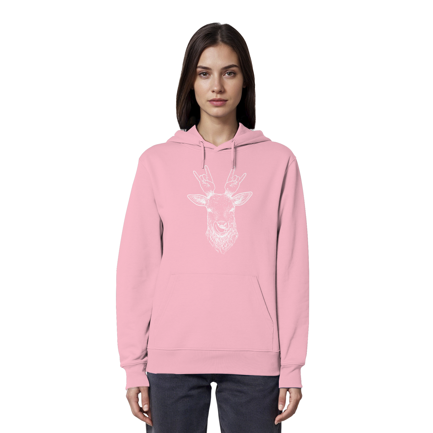 Da Hirsch Rockt - Organic Hoodie