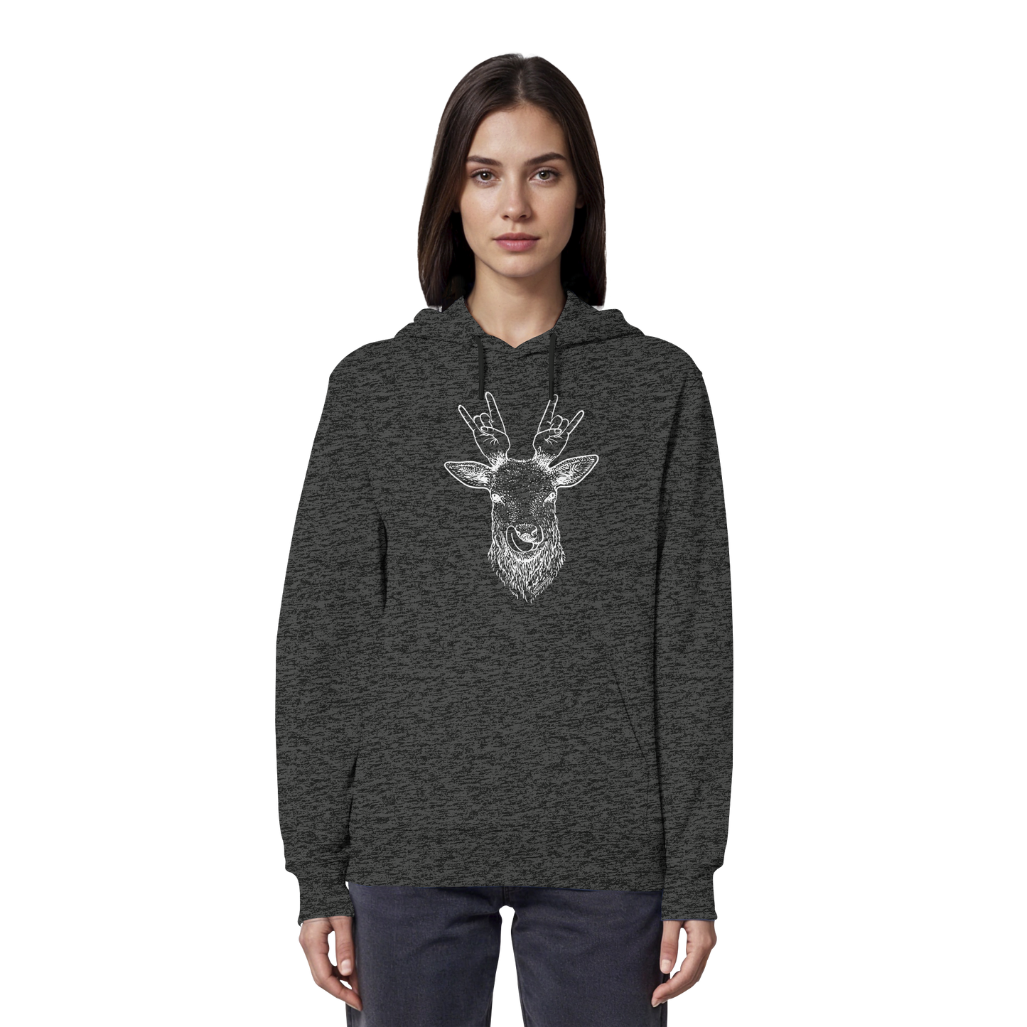Da Hirsch Rockt - Organic Hoodie