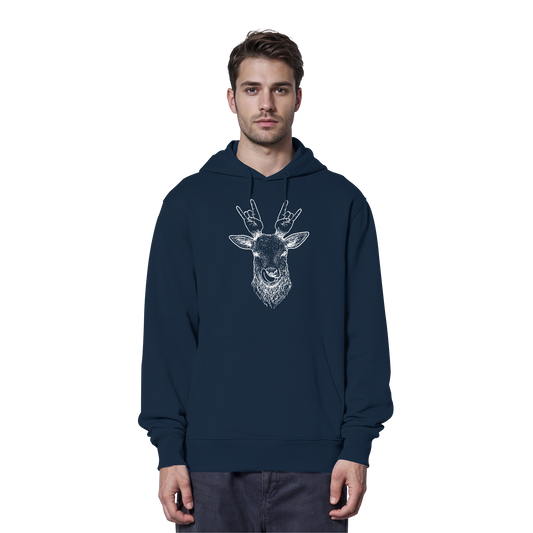 Da Hirsch Rockt - Organic Hoodie