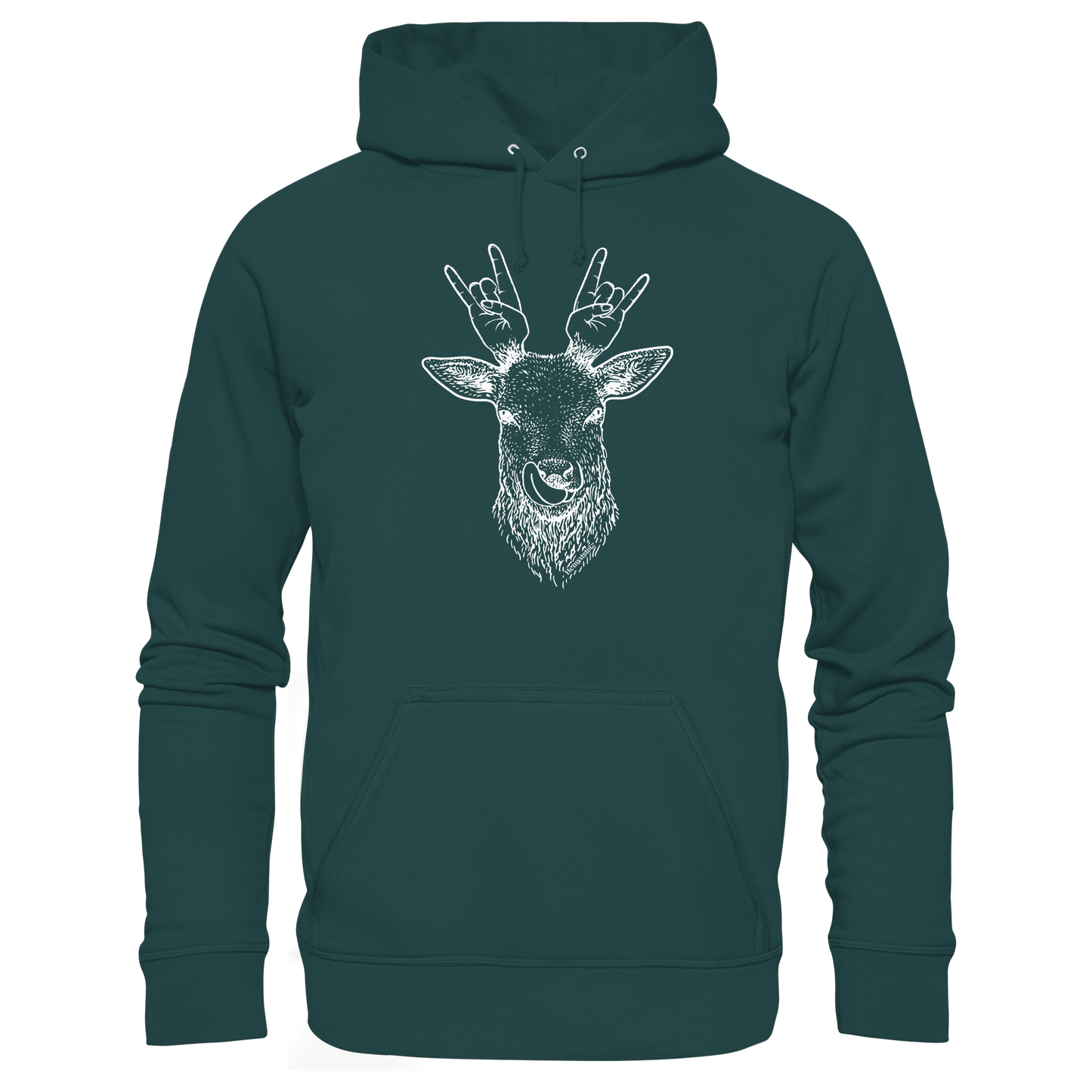Da Hirsch Rockt - Organic Hoodie