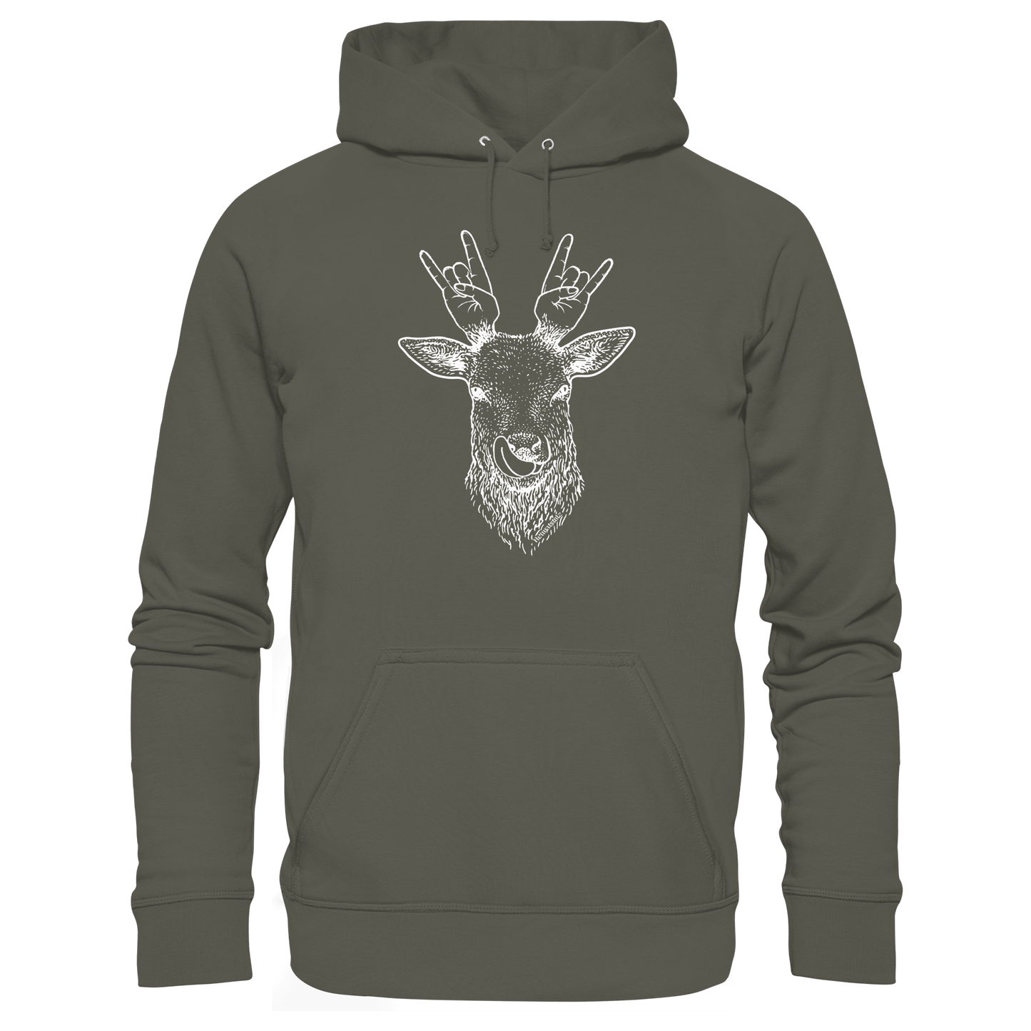 Da Hirsch Rockt - Organic Hoodie
