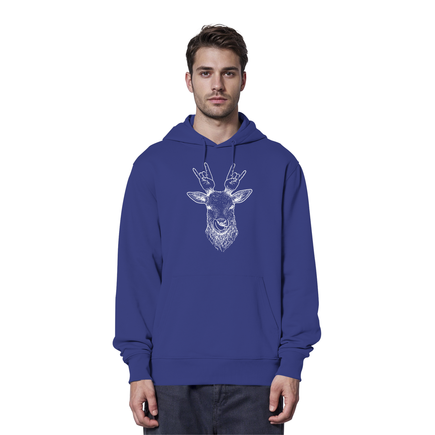 Da Hirsch Rockt - Organic Hoodie
